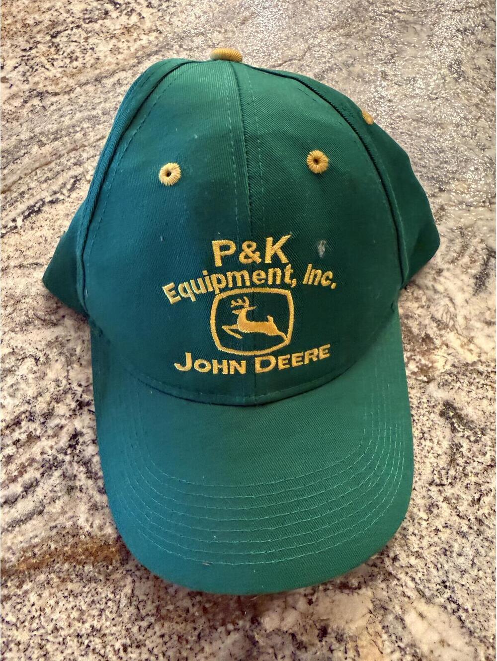 John Deere P&K Equipment Inc. Cotton/Polyester Baseball Cap Promotional Hat